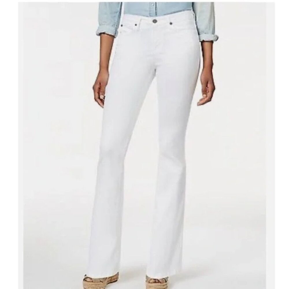Calvin Klein Flare Jeans White Size 6